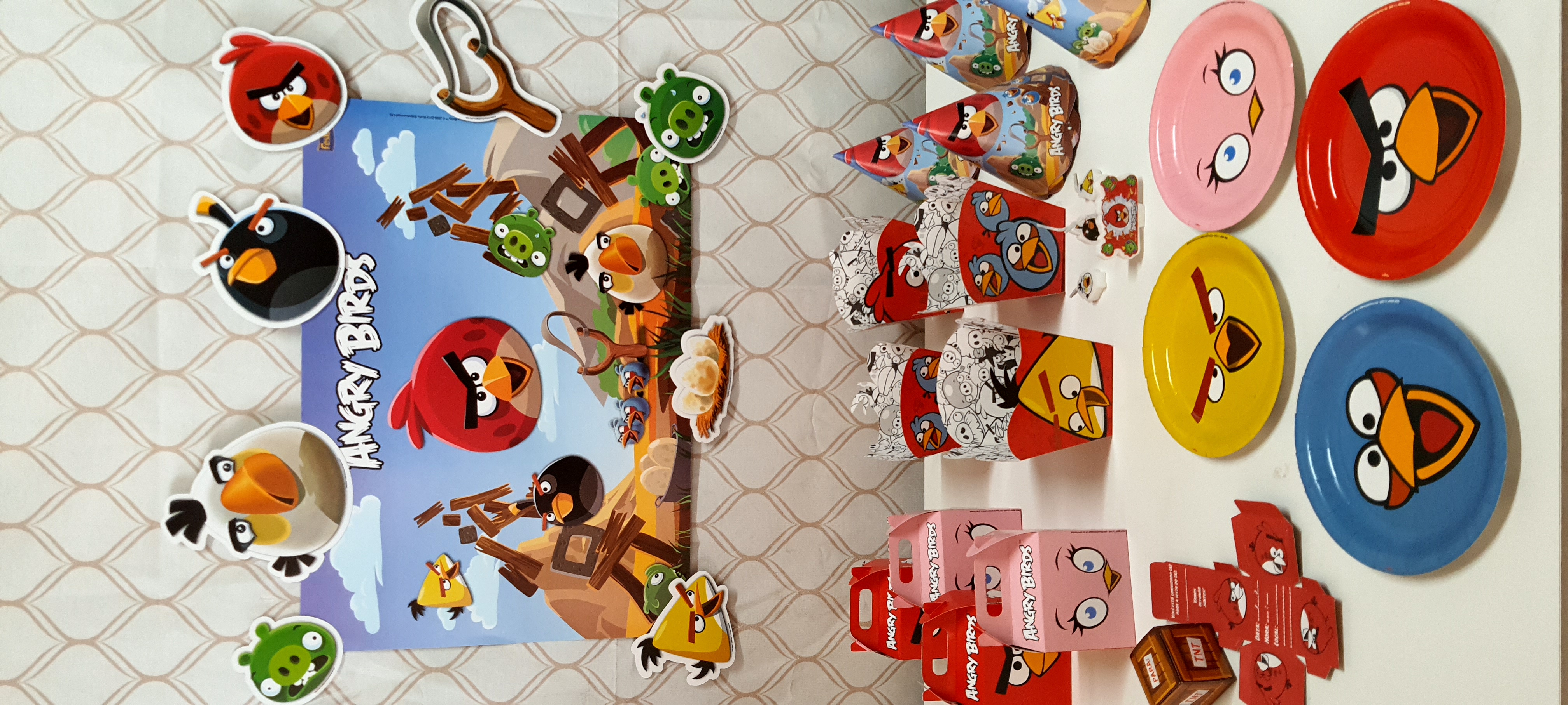 KIT ANGRY BIRDS com convite